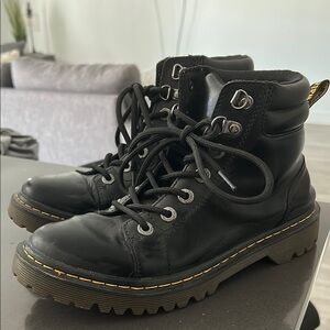 Black Leather Doc Martin Boots